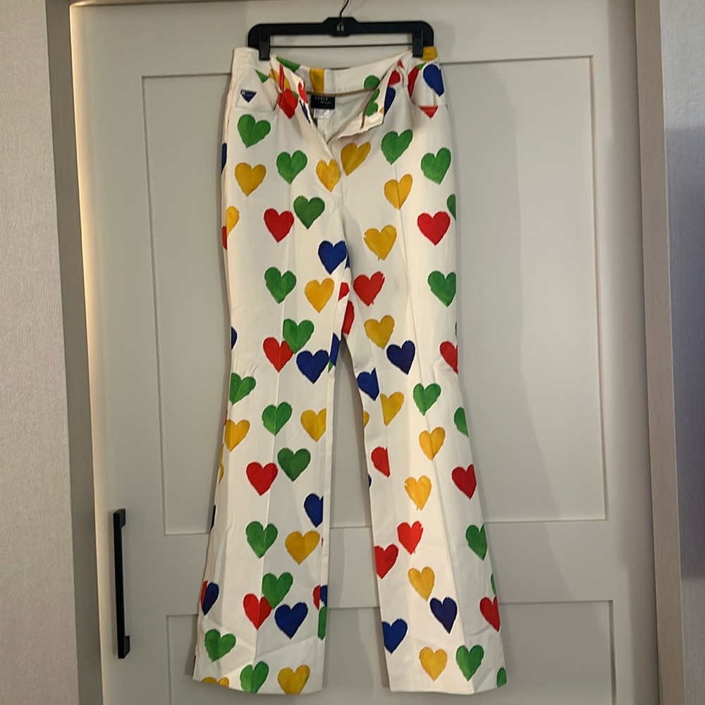 AKRIS trousers FARID ecru-multicolor. Never worn.